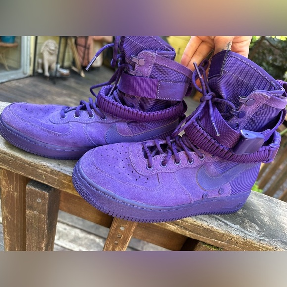 Nike Other - NIKE SF Air Force 1 High Court Purple 864024-500 Men's Size 8 CUTE!